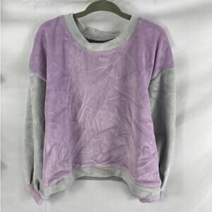 NWT Harper Canyon Velvet Color Block Sweatshirt 5